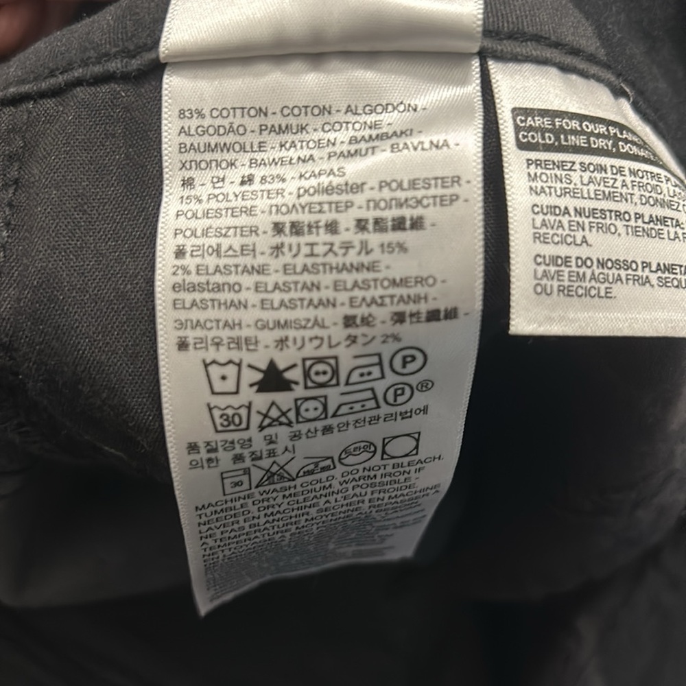 Levi’s 711 skinny black and gray camouflage jeans size 29. Excellent condition. - Picture 6 of 8
